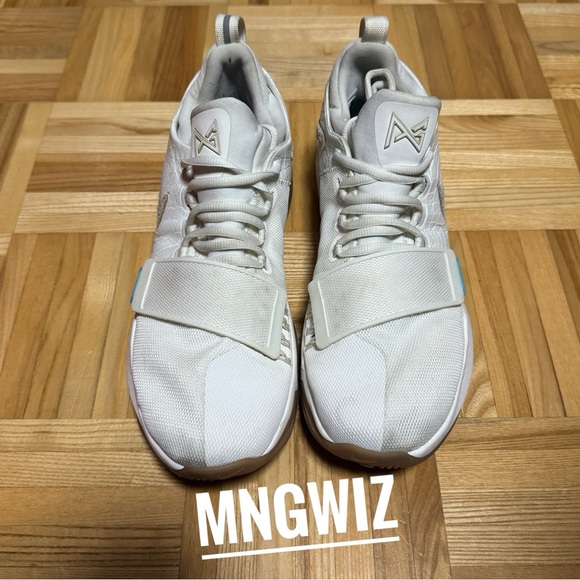 Used (9/10), No Box. Men Size 9 Nike PG 1 Paul George Ivory. - Picture 2 of 5